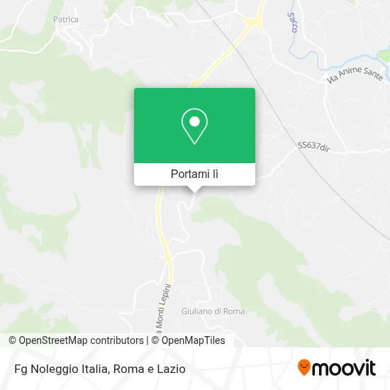Mappa Fg Noleggio Italia