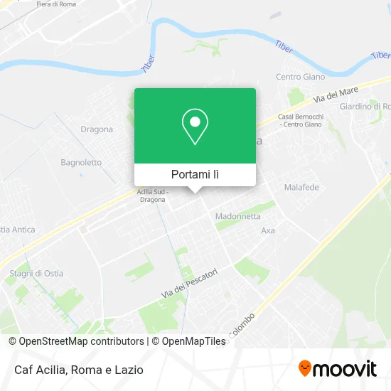 Mappa Caf Acilia