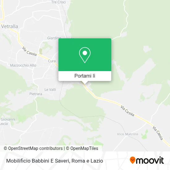 Mappa Mobilificio Babbini E Saveri