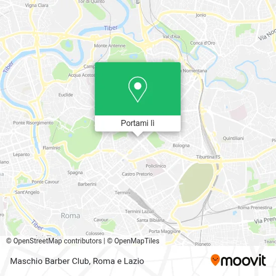 Mappa Maschio Barber Club