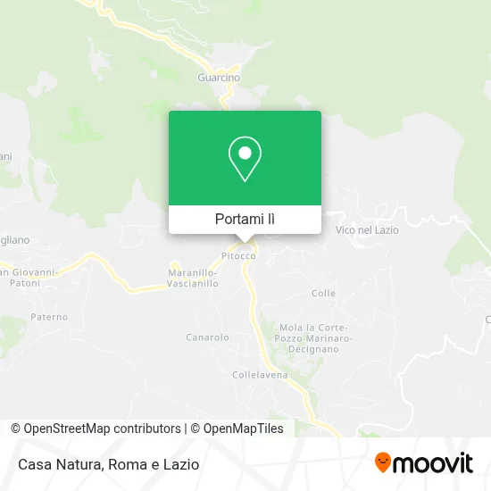 Mappa Casa Natura