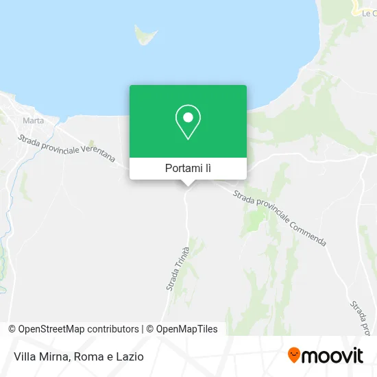 Mappa Villa Mirna