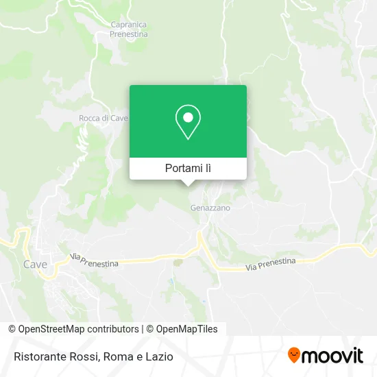 Mappa Ristorante Rossi