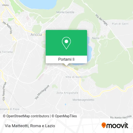 Mappa Via Matteotti