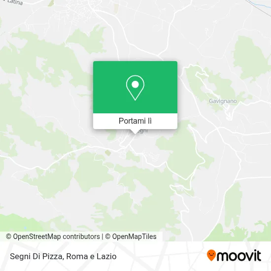 Mappa Segni Di Pizza