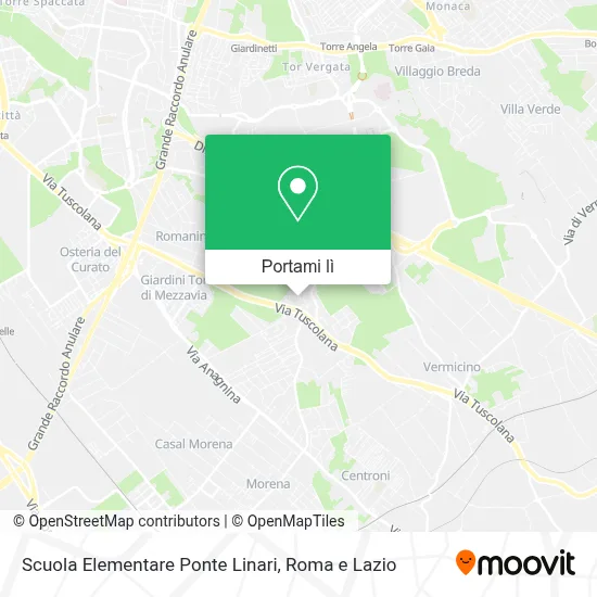 Mappa Scuola Elementare Ponte Linari