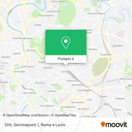 Mappa DHL Servicepoint ✅