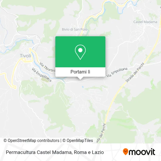 Mappa Permacultura Castel Madama
