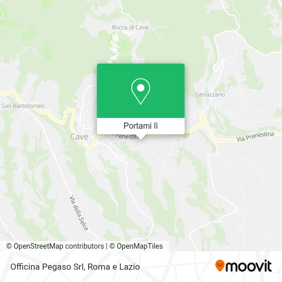 Mappa Officina Pegaso Srl