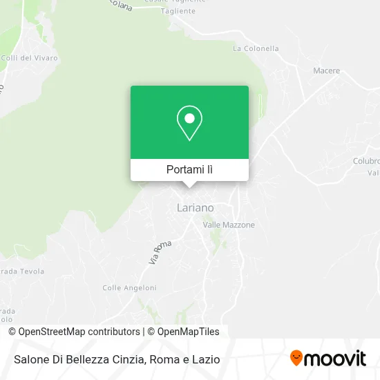 Mappa Salone Di Bellezza Cinzia