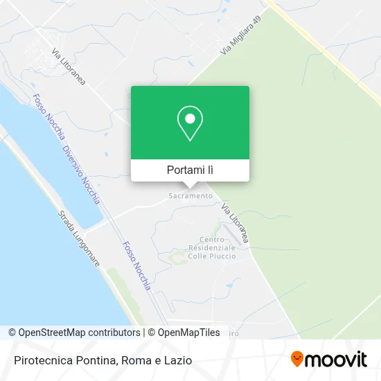 Mappa Pirotecnica Pontina