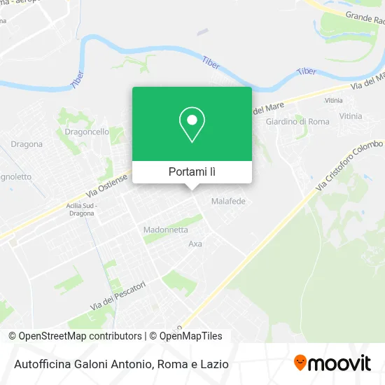 Mappa Autofficina Galoni Antonio