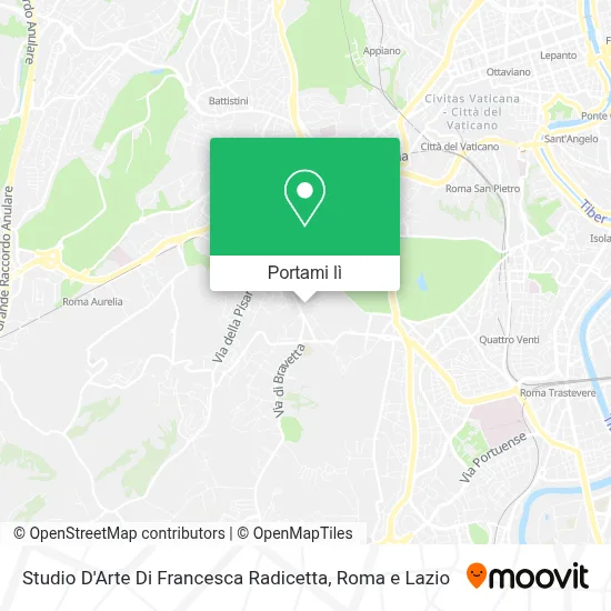 Mappa Studio D'Arte Di Francesca Radicetta