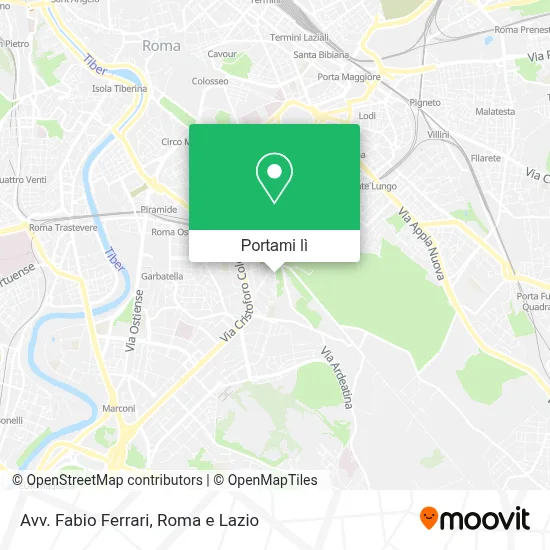 Mappa Avv. Fabio Ferrari