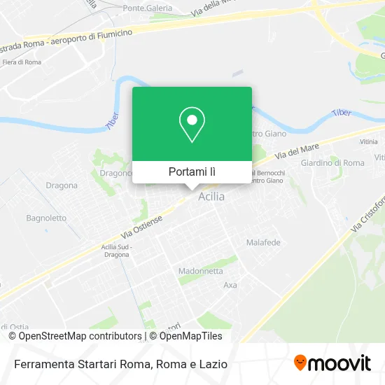 Mappa Ferramenta Startari Roma