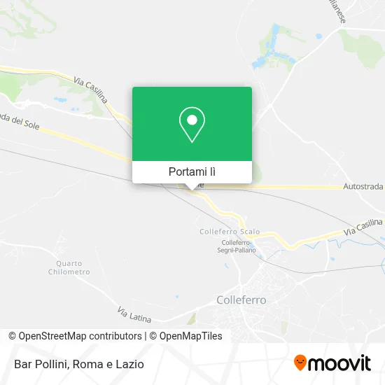 Mappa Bar Pollini