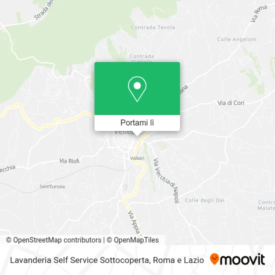 Mappa Lavanderia Self Service Sottocoperta