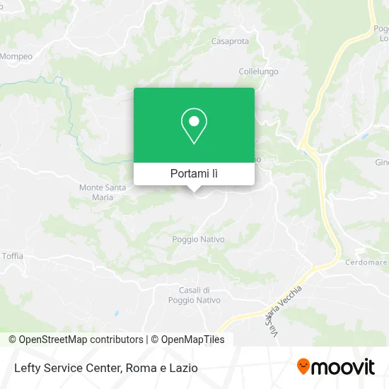 Mappa Lefty Service Center