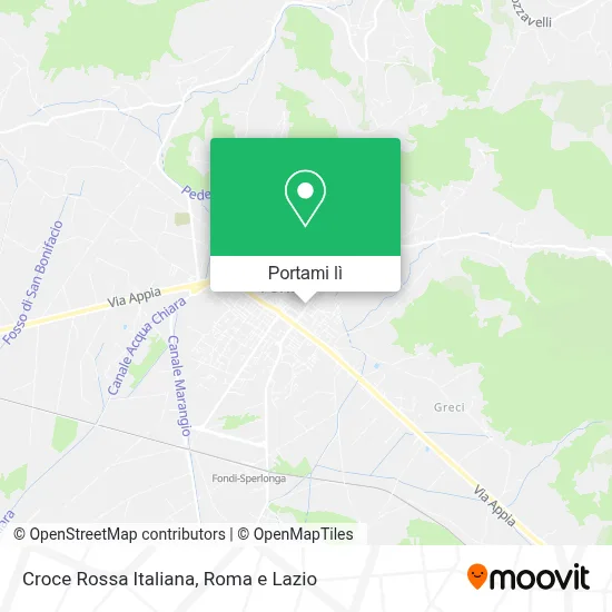 Mappa Croce Rossa Italiana