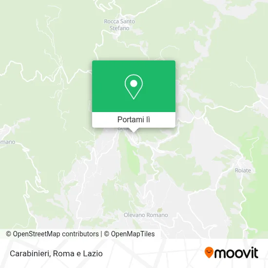 Mappa Carabinieri