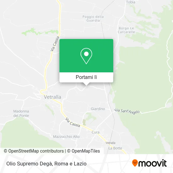 Mappa Olio Supremo Degà