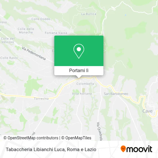 Mappa Tabaccheria Libianchi Luca