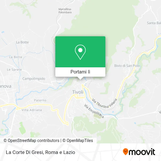 Mappa La Corte Di Gresi