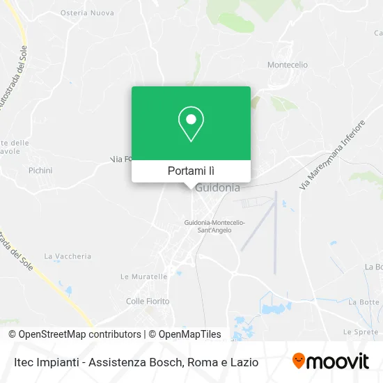 Mappa Itec Impianti - Assistenza Bosch