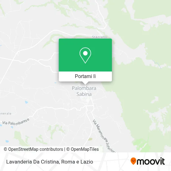 Mappa Lavanderia Da Cristina