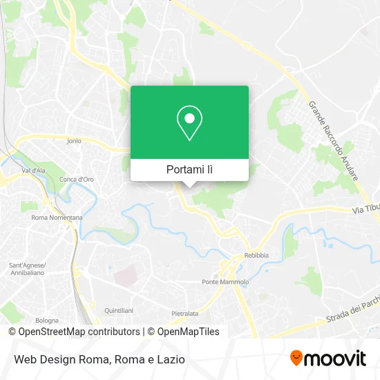 Mappa Web Design Roma