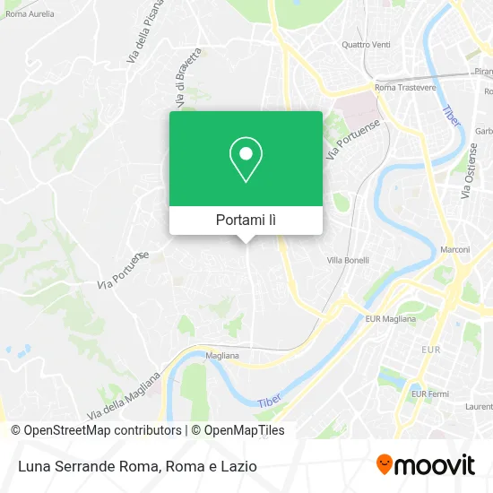 Mappa Luna Serrande Roma