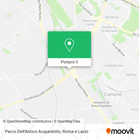 Mappa Parco Dell'Antico Acquedotto