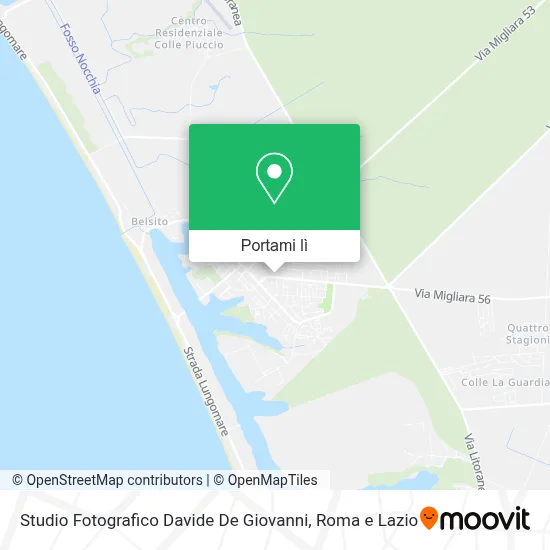 Mappa Studio Fotografico Davide De Giovanni