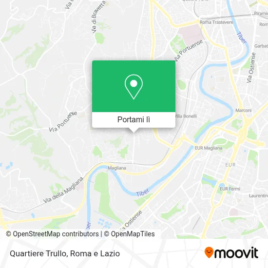 Mappa Quartiere Trullo