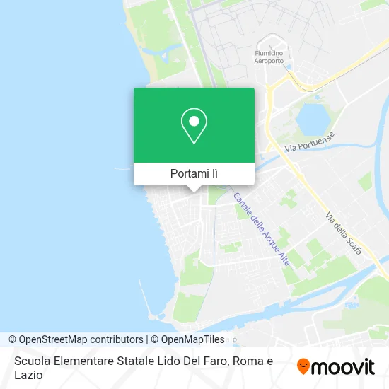 Mappa Scuola Elementare Statale Lido Del Faro