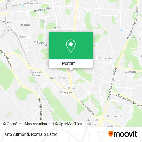 Mappa Gte Alimenti