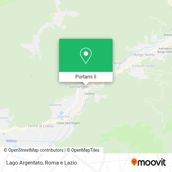 Mappa Lago Argentato