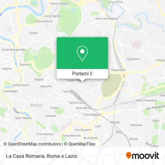Mappa La Casa Romana