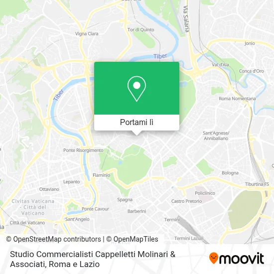 Mappa Studio Commercialisti Cappelletti Molinari & Associati