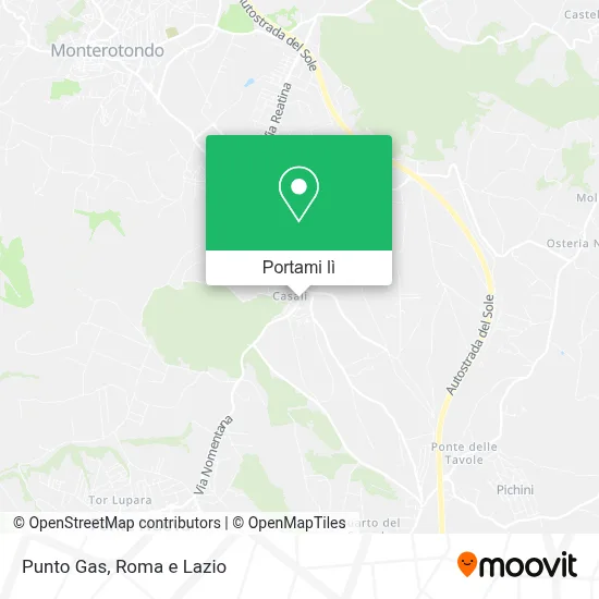 Mappa Punto Gas