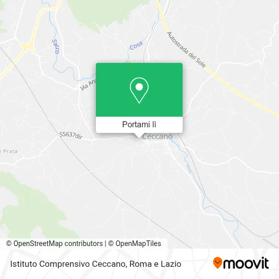 Mappa Istituto Comprensivo Ceccano