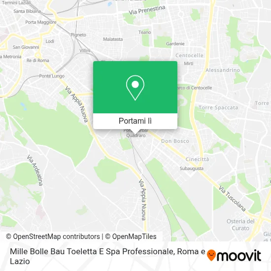 Mappa Mille Bolle Bau Toeletta E Spa Professionale
