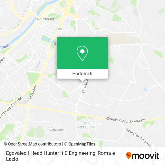 Mappa Egovaleo | Head Hunter It E Engineering