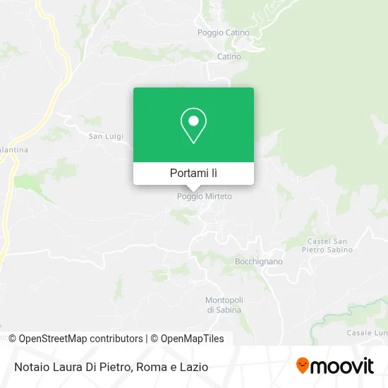 Mappa Notaio Laura Di Pietro