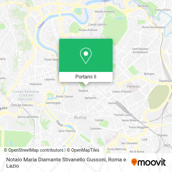 Mappa Notaio Maria Diamante Stivanello Gussoni