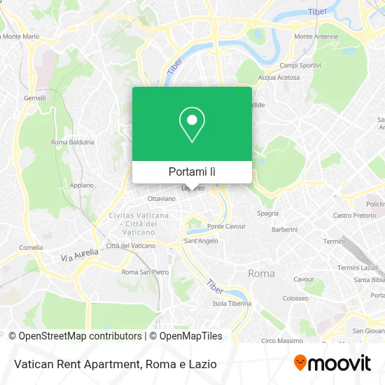 Mappa Vatican Rent Apartment