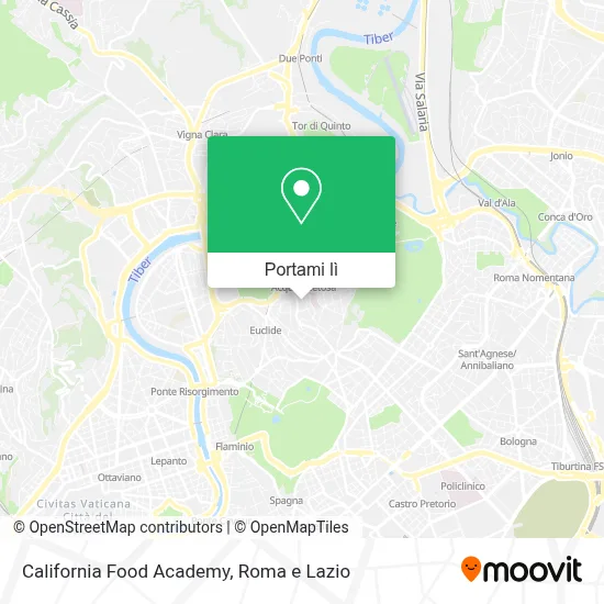 Mappa California Food Academy