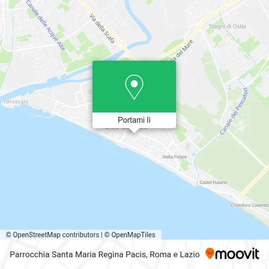 Mappa Parrocchia Santa Maria Regina Pacis