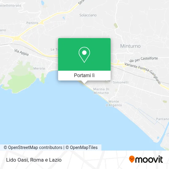 Mappa Lido Oasi
