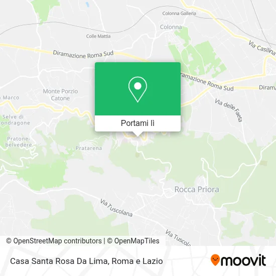 Mappa Casa Santa Rosa Da Lima